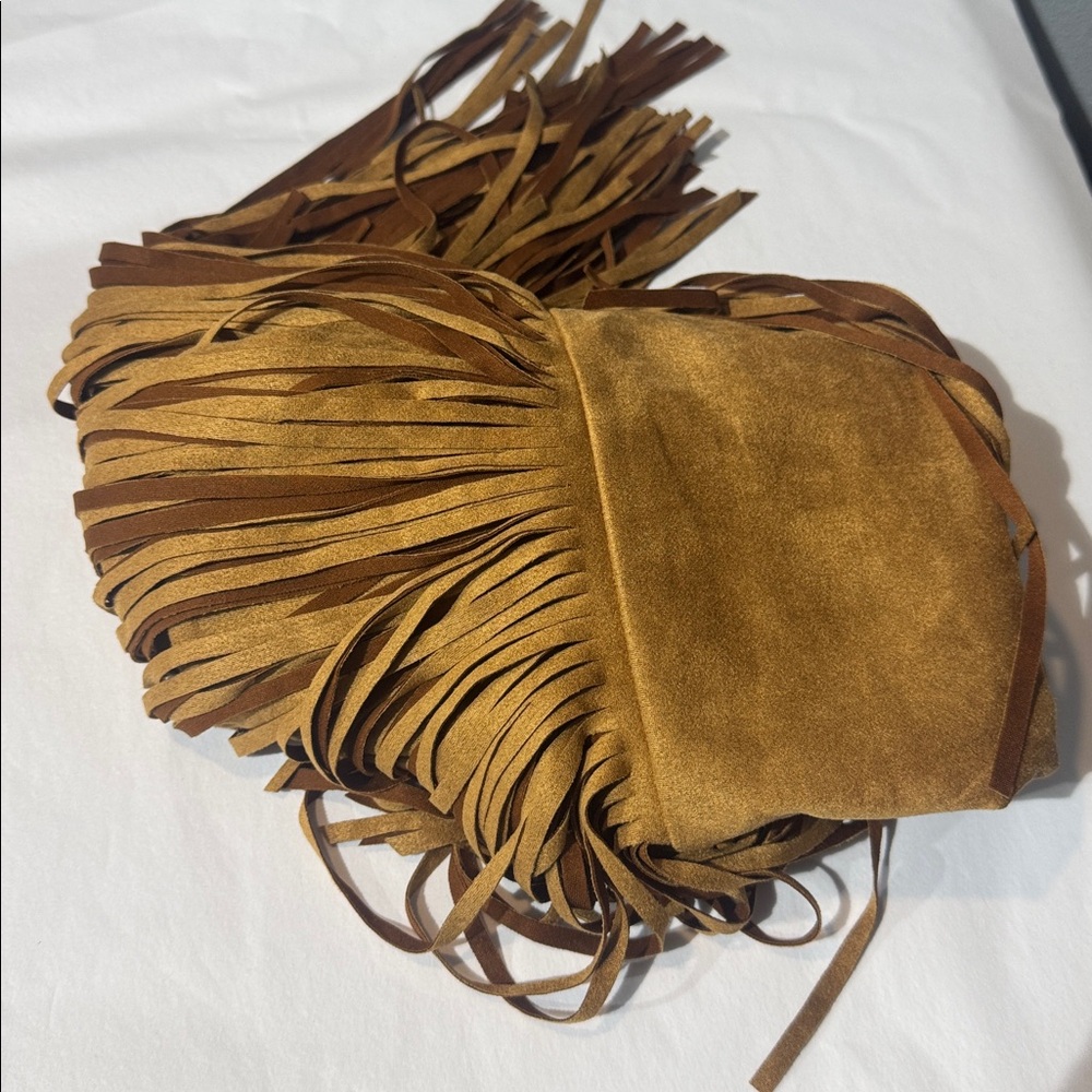 NWT Brown  Fringe Skirt - Picture 5 of 12